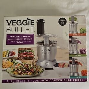 Veggie Bullet Silver Food Processor